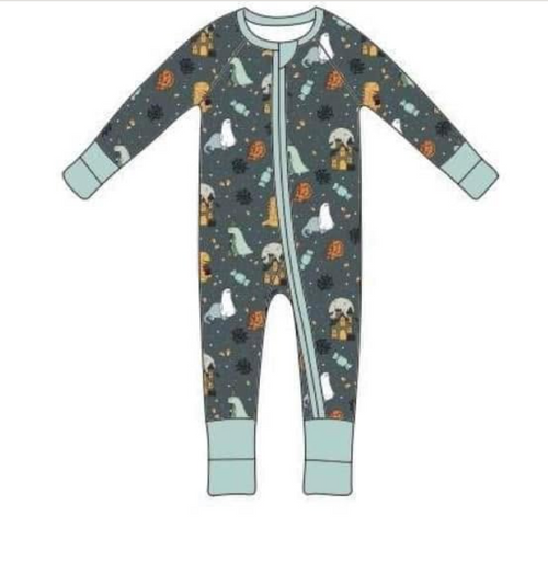 *READY TO SHIP* Halloween Bamboo Zippy
